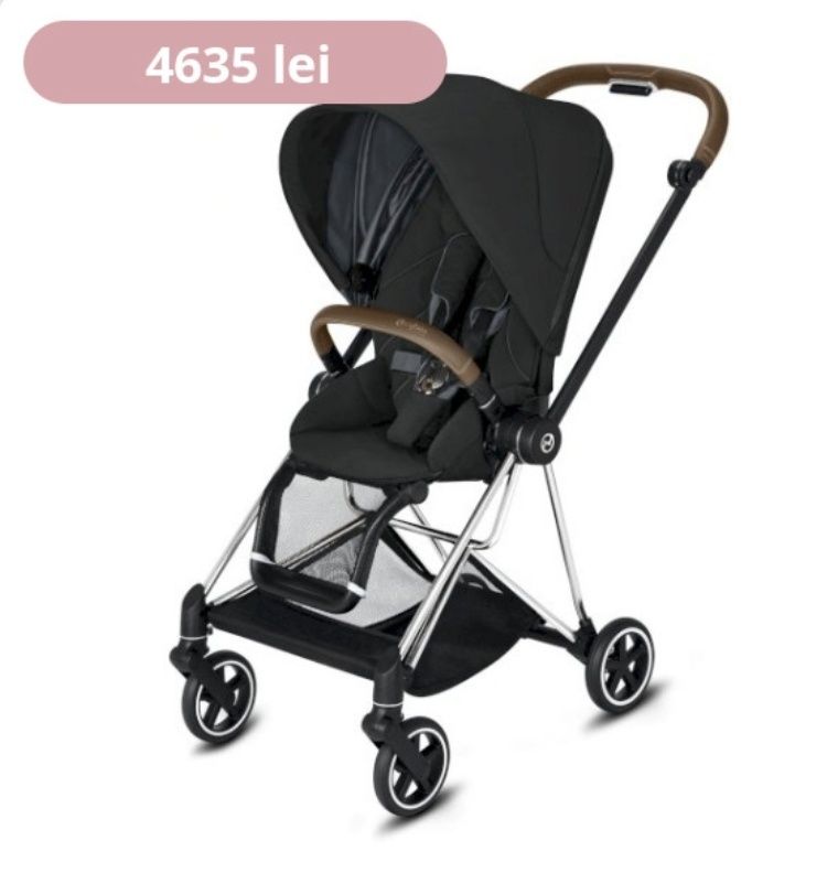 Cărucior Cybex Mios Platinum black chrome in stare impecabilă