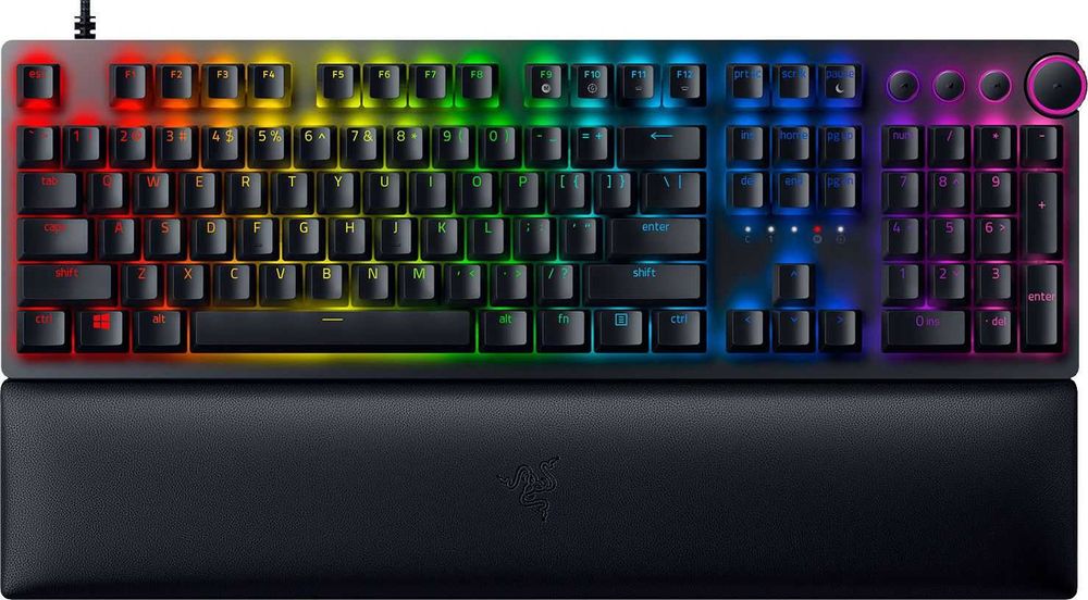Razer Huntsman V2 – Red Switch, RGB – Механична клавиатура