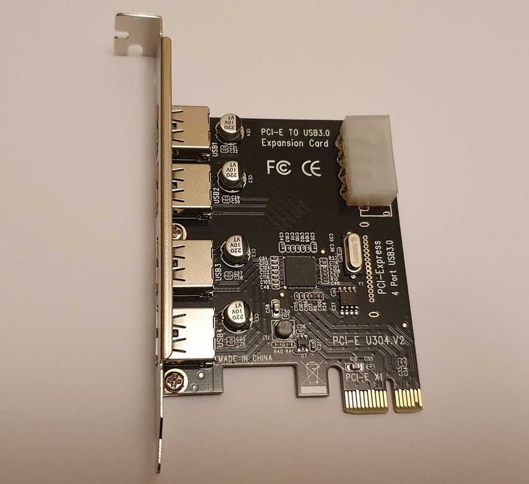 Adaptor PCIe x1 cu 4 sau 7 porturi USB 3.0
