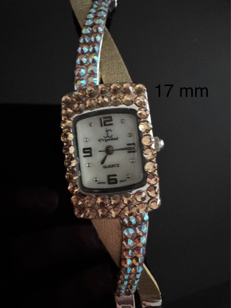 Ceas Jimmy Crystal Lavander Aurora Borealis Swarovski Crystal