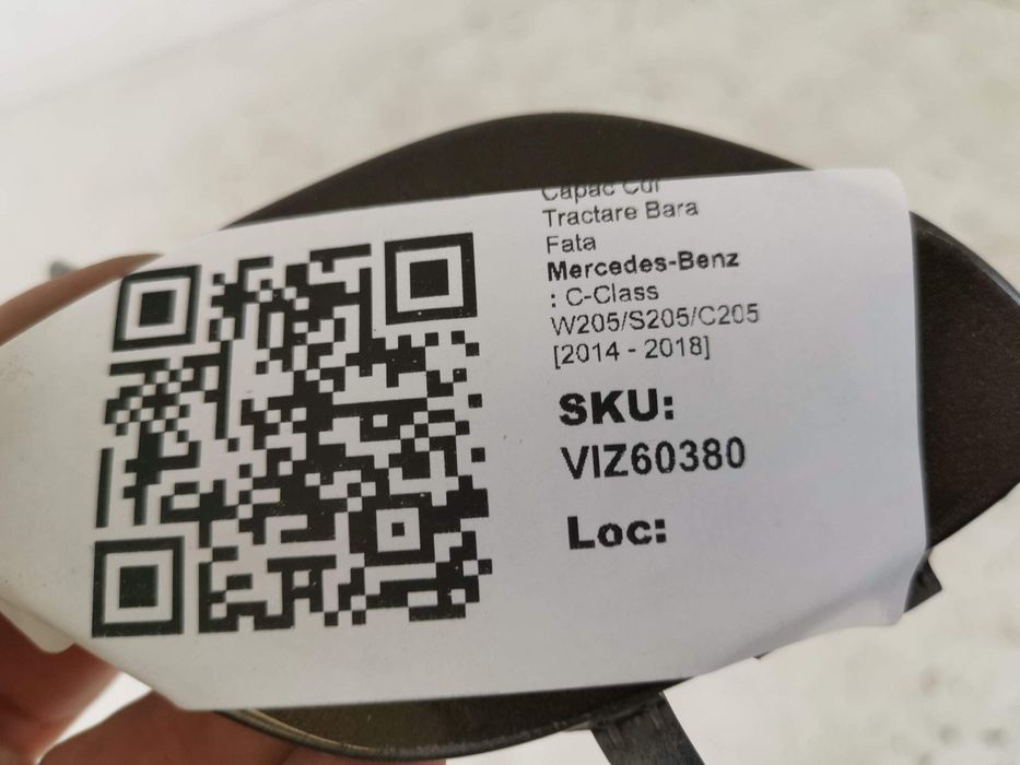 Капак За Теглич Предна Броня Мерцедес-Бенц / Mercedes-Benz C-Class W20