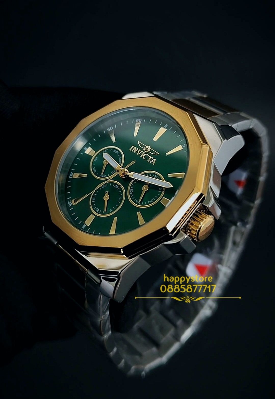 часовник INVICTA Speedway Silver and Gold, Инвикта нов