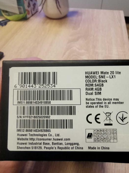 Huawei mate 20 lite