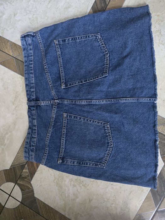 Fusta denim scurta
