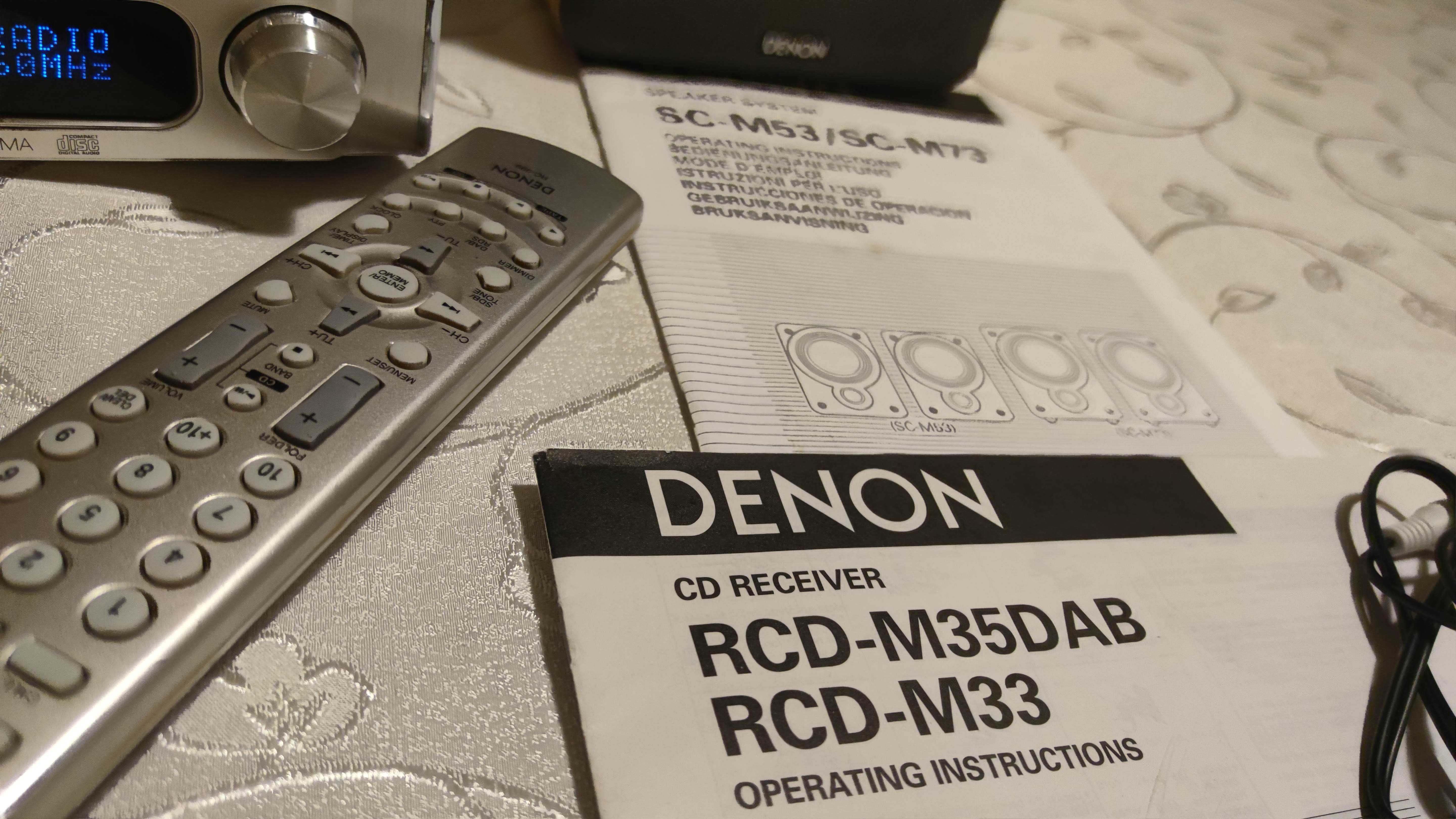Стерео уредба Denon RCD-M35DAB Receiver CD Player Tuner RDS Radio