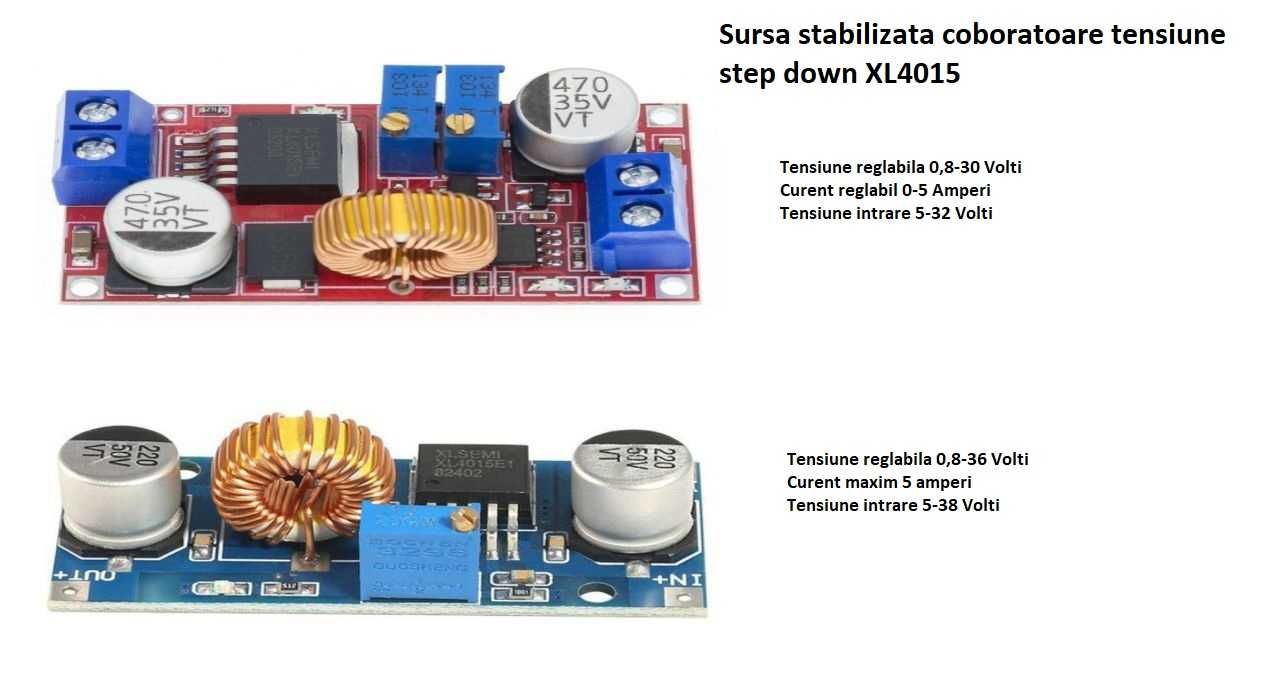 Sursa tensiune / curent reglabila 5 A led driver lithium charger