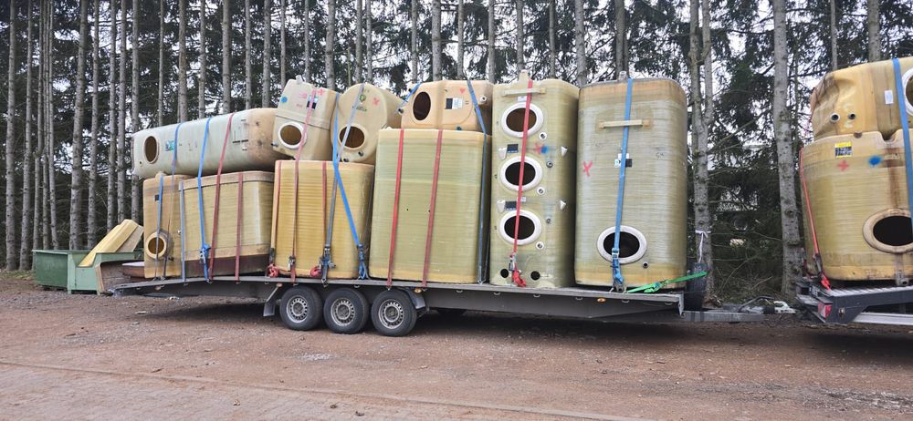 Fose septice, bazine apa fibra de sticla