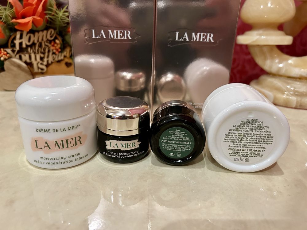 Creme, lotiuni La mer , Dior  , Guerlain ,Este Lauder , Chanel