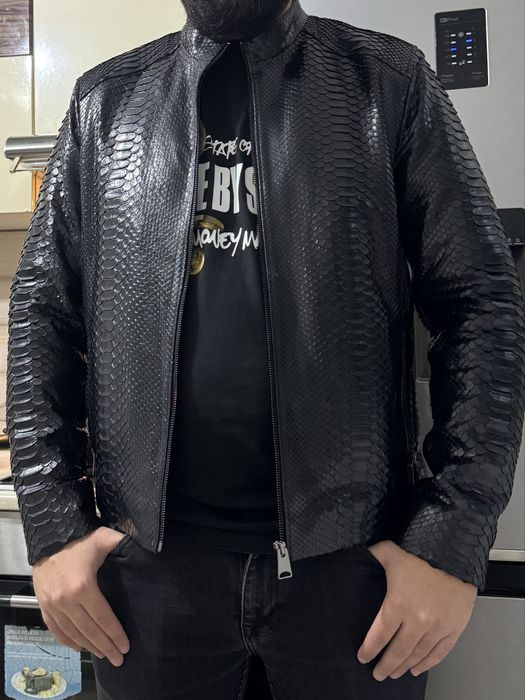 Geaca din Piele de Piton 100/100 Naturală Nou nouță