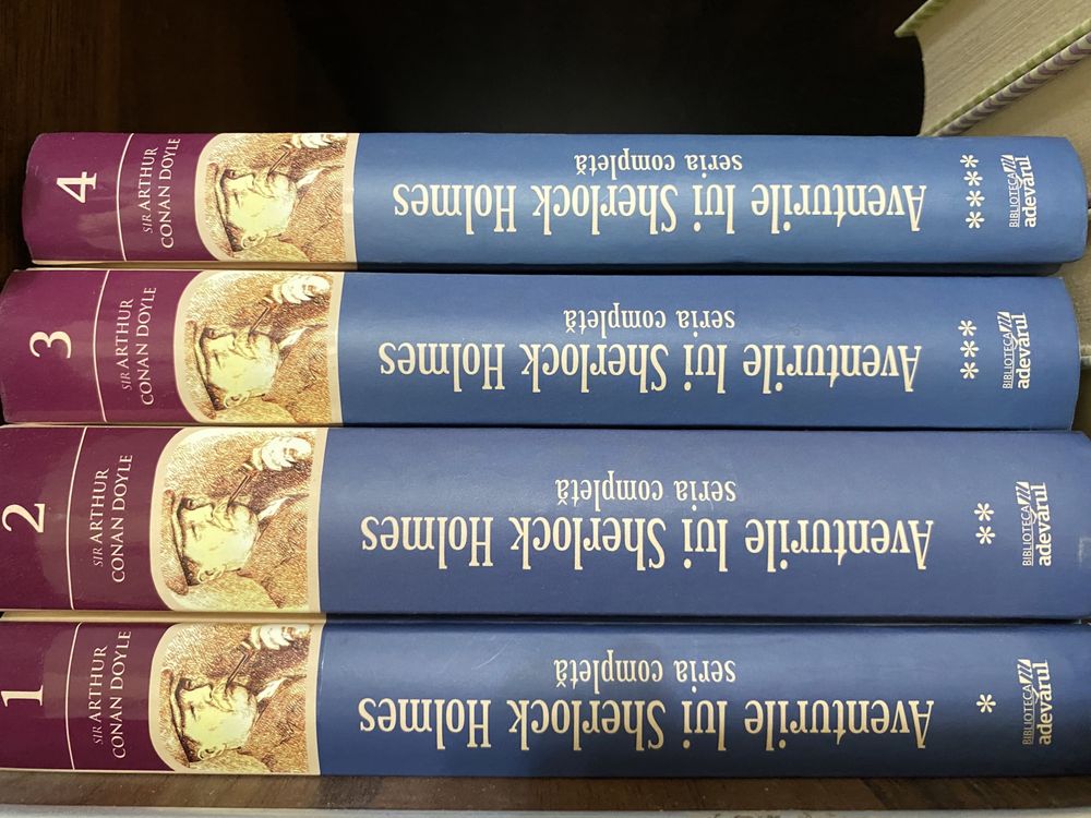 Colectie Aventurile lui Sherlock Holmes completa 4 vol