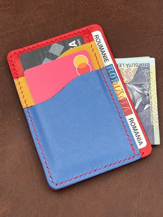 Vand portofel minimalist din piele