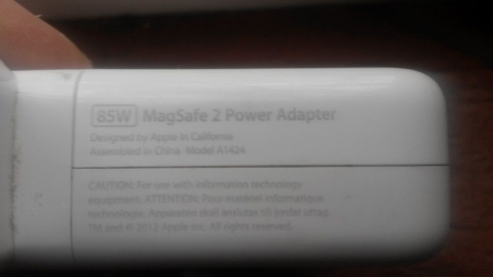 Incarcatoare Apple Magsafe 2 Originale 45W,60W,85W mufa tip T 5 pini