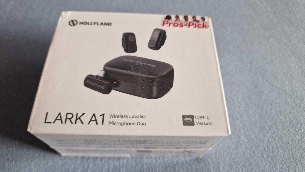 Hollyland Lark A1 Duo USB-C, Sistem microfon wireless, 2 persoane