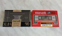 Casete audio Maxell sigilate în folie. Made in Japan. Preț pe ambele.