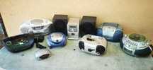 radio casetofon, mp3 cd player sistem audio boxe ceas trazistor etc