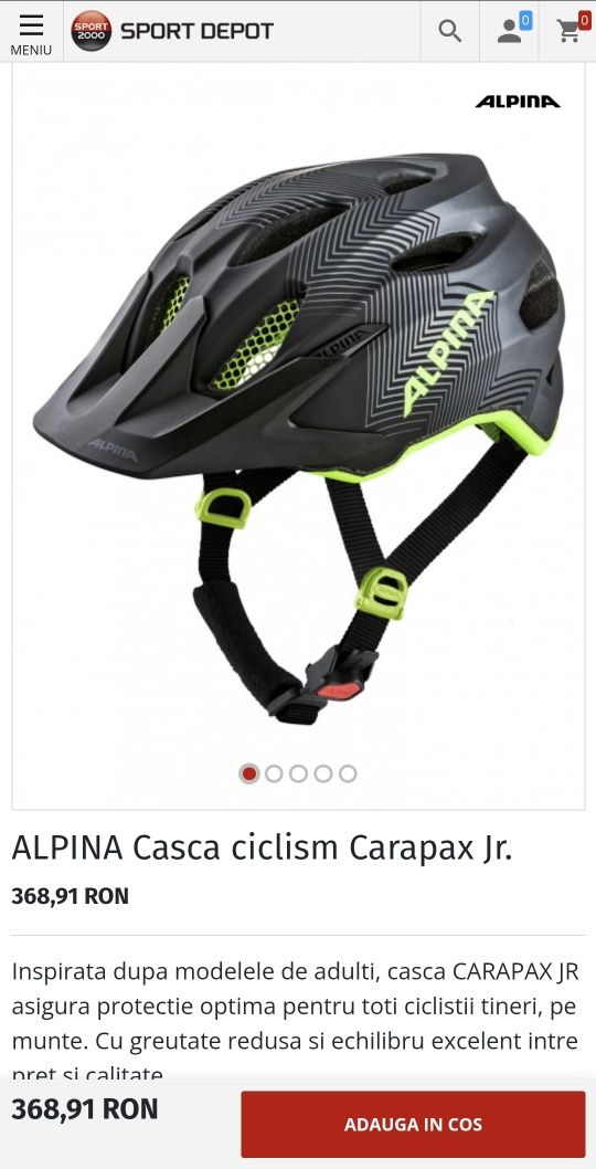 Casca Alpina Carapax Jr.