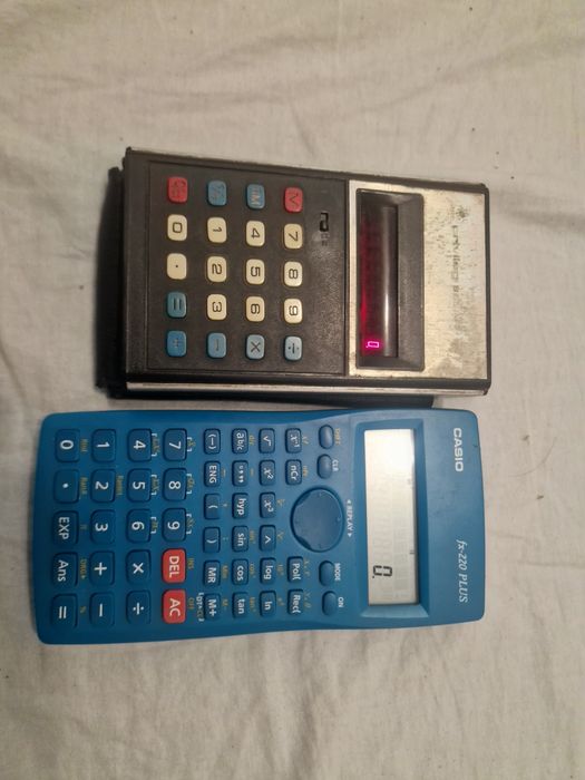 calculator vintage privileg 853m/casio fx-220 plus