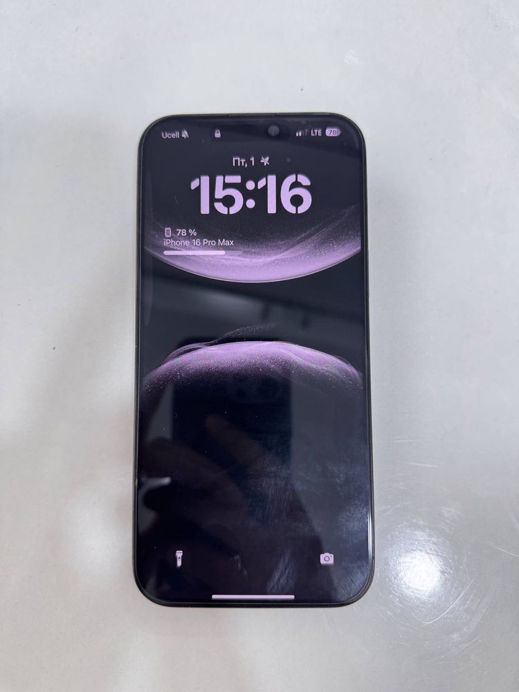 Iphone 16 pro max 256Gb qora