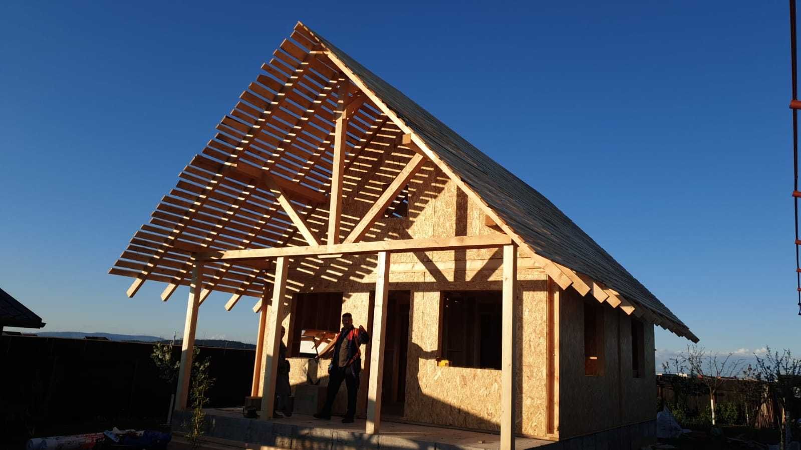 Construim case de lemn, structura metalica sau caramida. Bran - Brasov