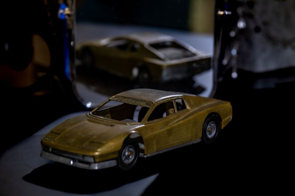 Mașină colecție Ferrari Testarossa din fier (machetă)