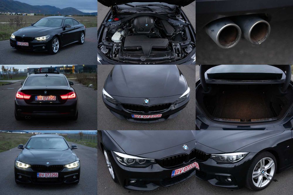 BMW Seria 4 F32 420d B47 190cp Coupe M-Sport Automat Trapa LED Hi-Fi