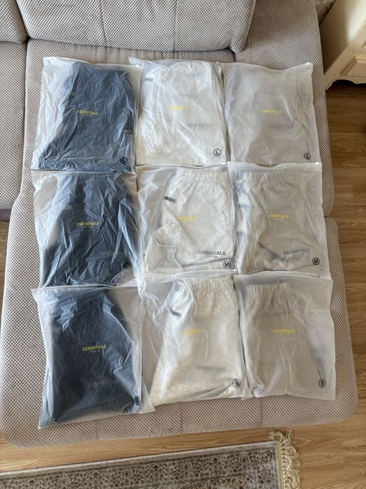 Pantaloni Scurti Essentials Fear Of God Gri