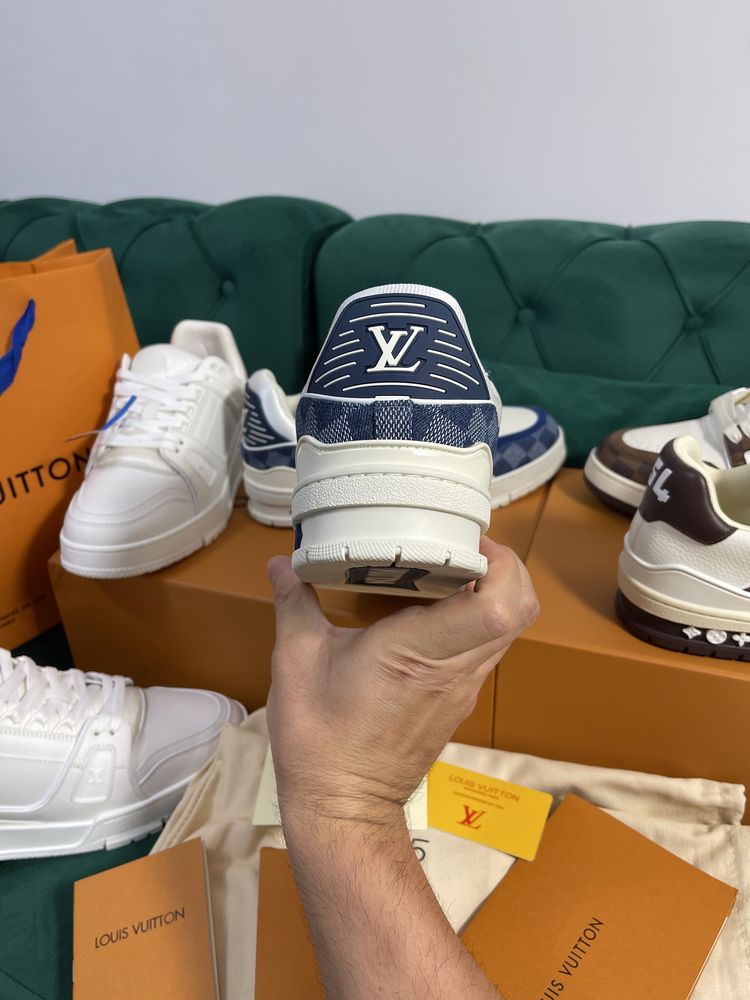 Adidasi Louis Vuitton piele naturala 100% Premium Full Box 2024