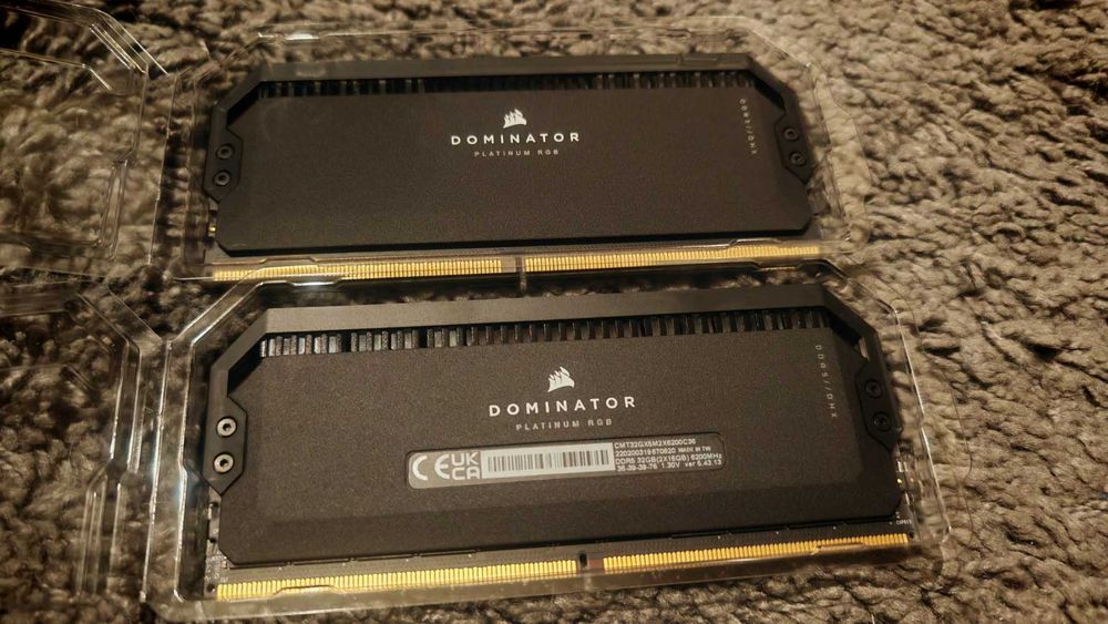 Рам памет Corsair DOMINATOR PLATINUM 32GB (2x16GB) DDR5 6200MHz