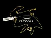 Bijuteria Royal lant din aur 14k 2.20 gr