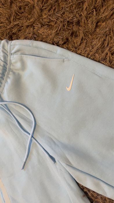 Pantaloni Nike Tech X Nocta albastri