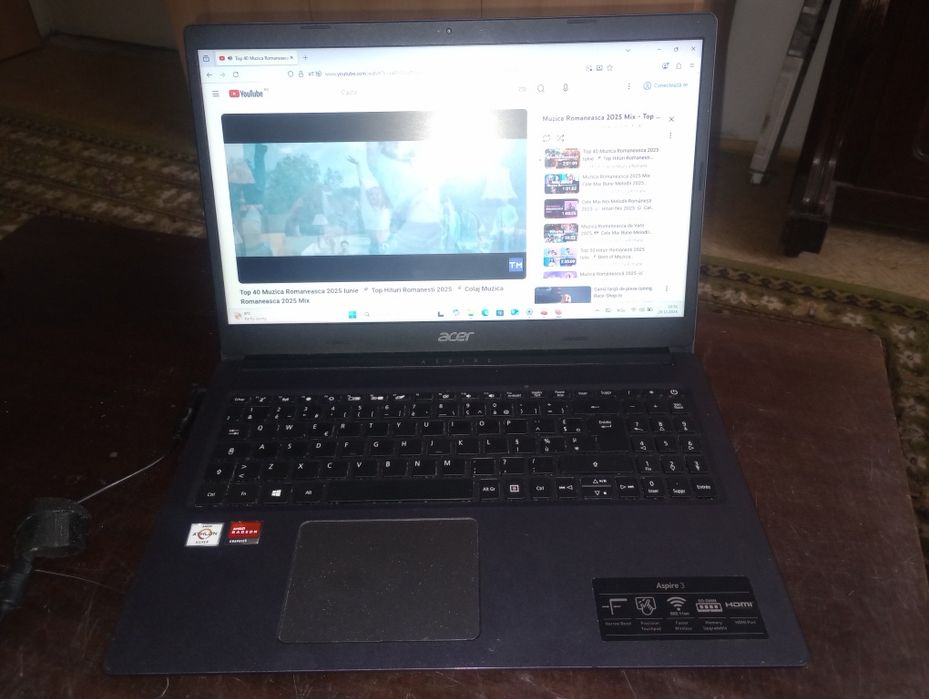 Acer Aspire 3 slim, 8 gb ram,SSD 250gb, video dedicat 2 gb, baterie ok