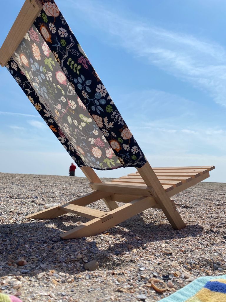 Scaun din lemn pentru plajă