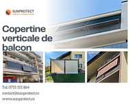 Copertine/Marchize retractabile Verticale pentru Balcon/Terasa.