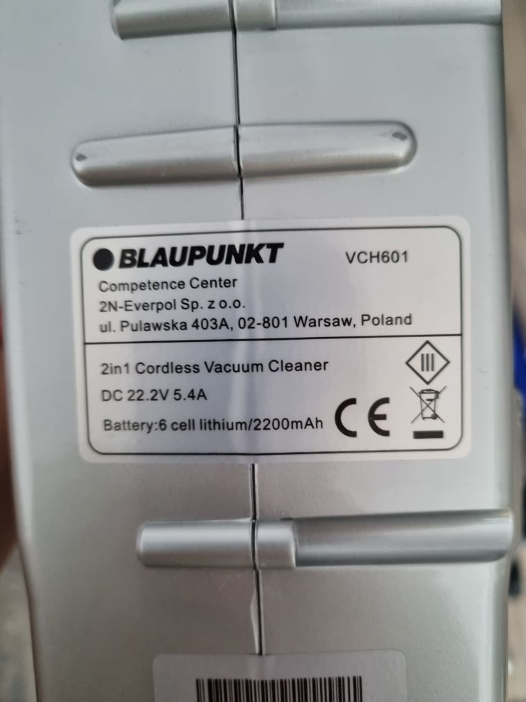 Aspirator vertical fara sac 2 in 1 Blaupunkt VCH601