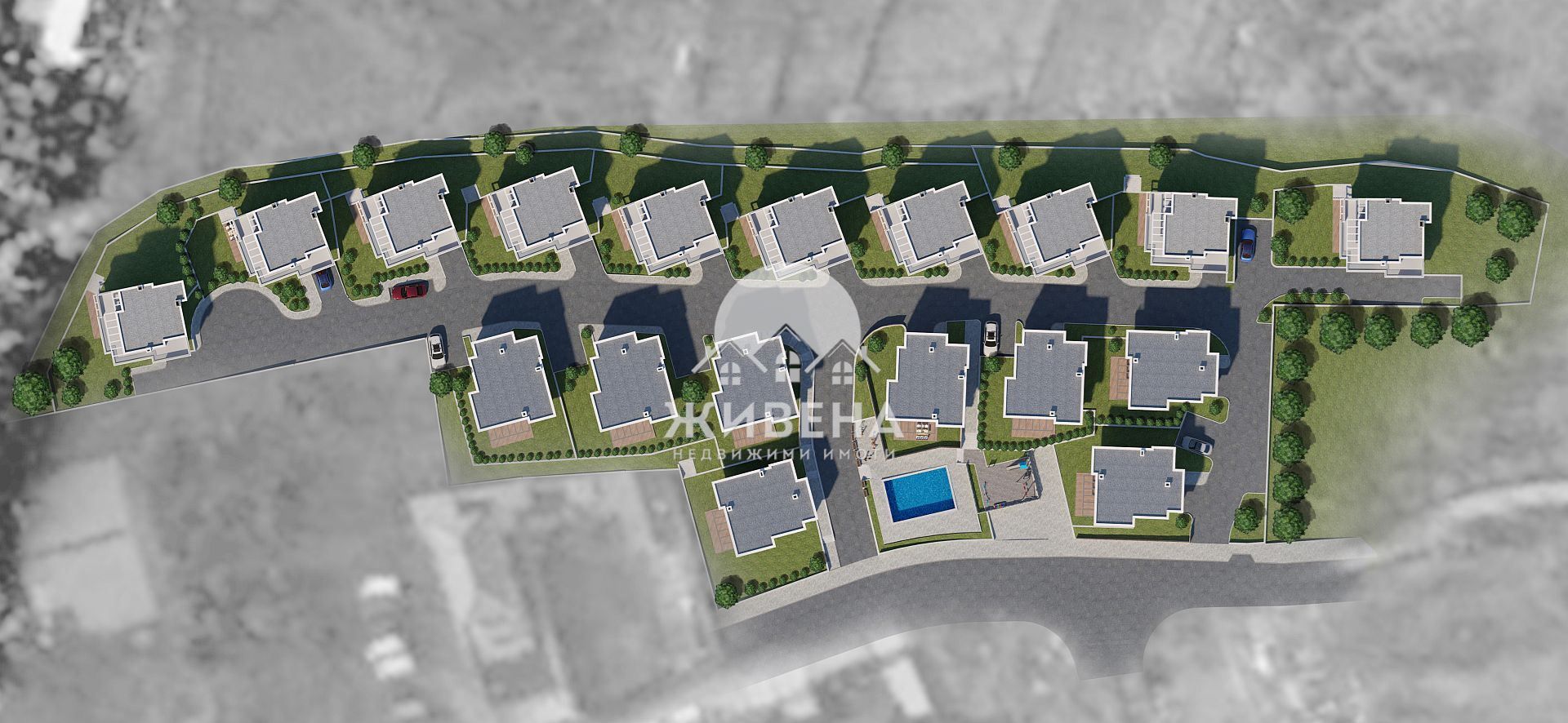 Продавам нова двуетажна къща в строеж, м-т Траката, РЗП: 217 кв.м