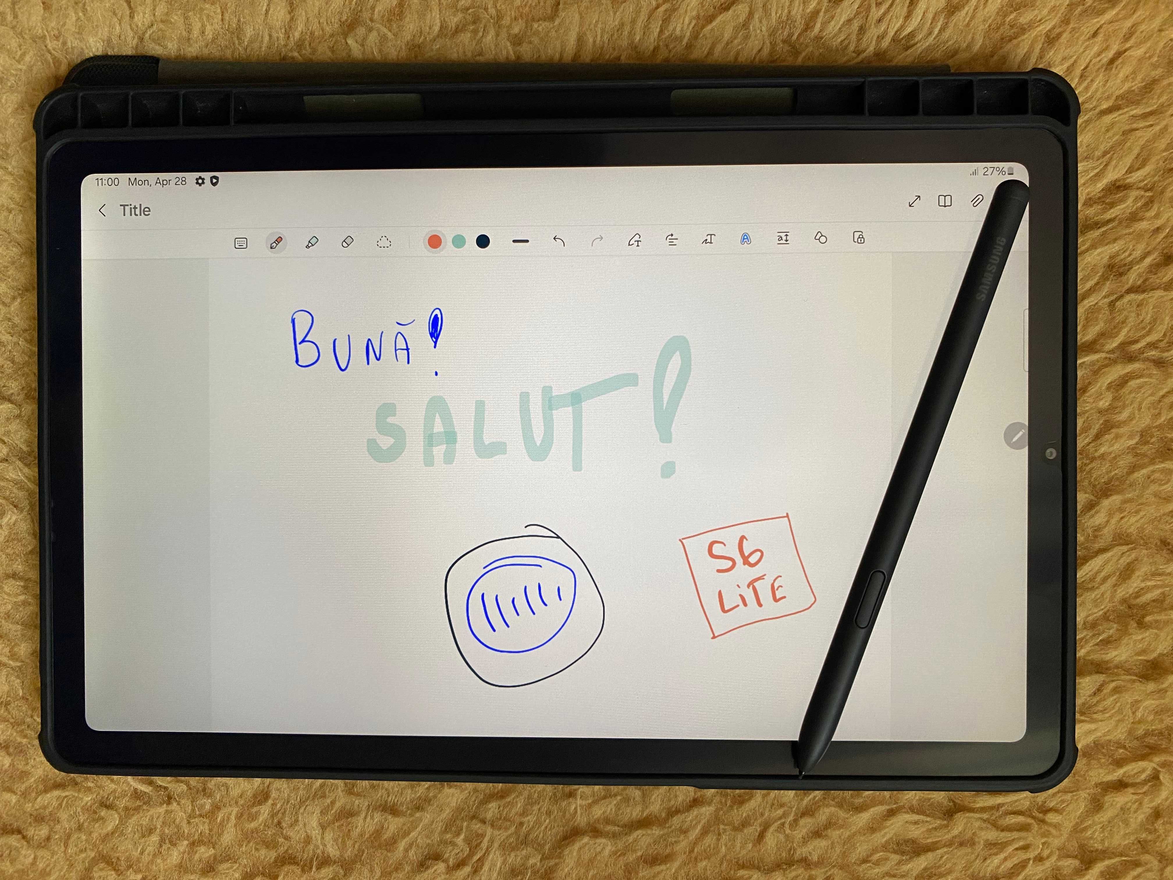 Samsung Galaxy Tab S6 Lite (2022) – Husa, Folie extra, GARANTIE