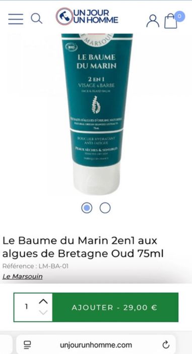 Crema hidrantanta (fata si barba), 60ml, Le Beau du Marin