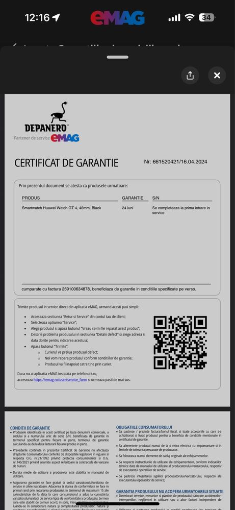 Huawei watch gt 4