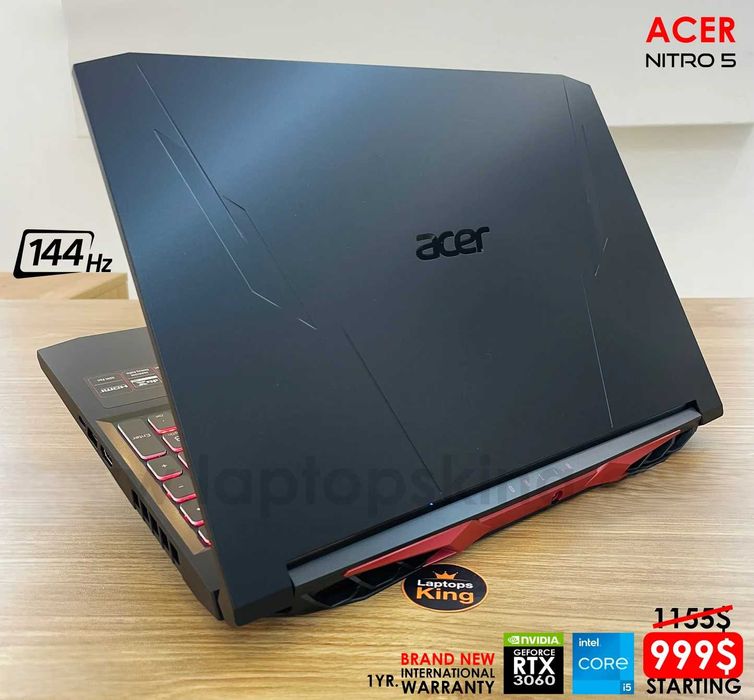 Игровой ноутбук Acer Nitro 5 RTX 3060/32GB