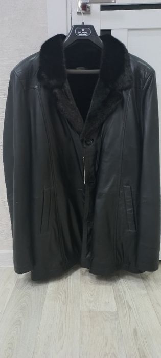 Мужская натуральная дубленка