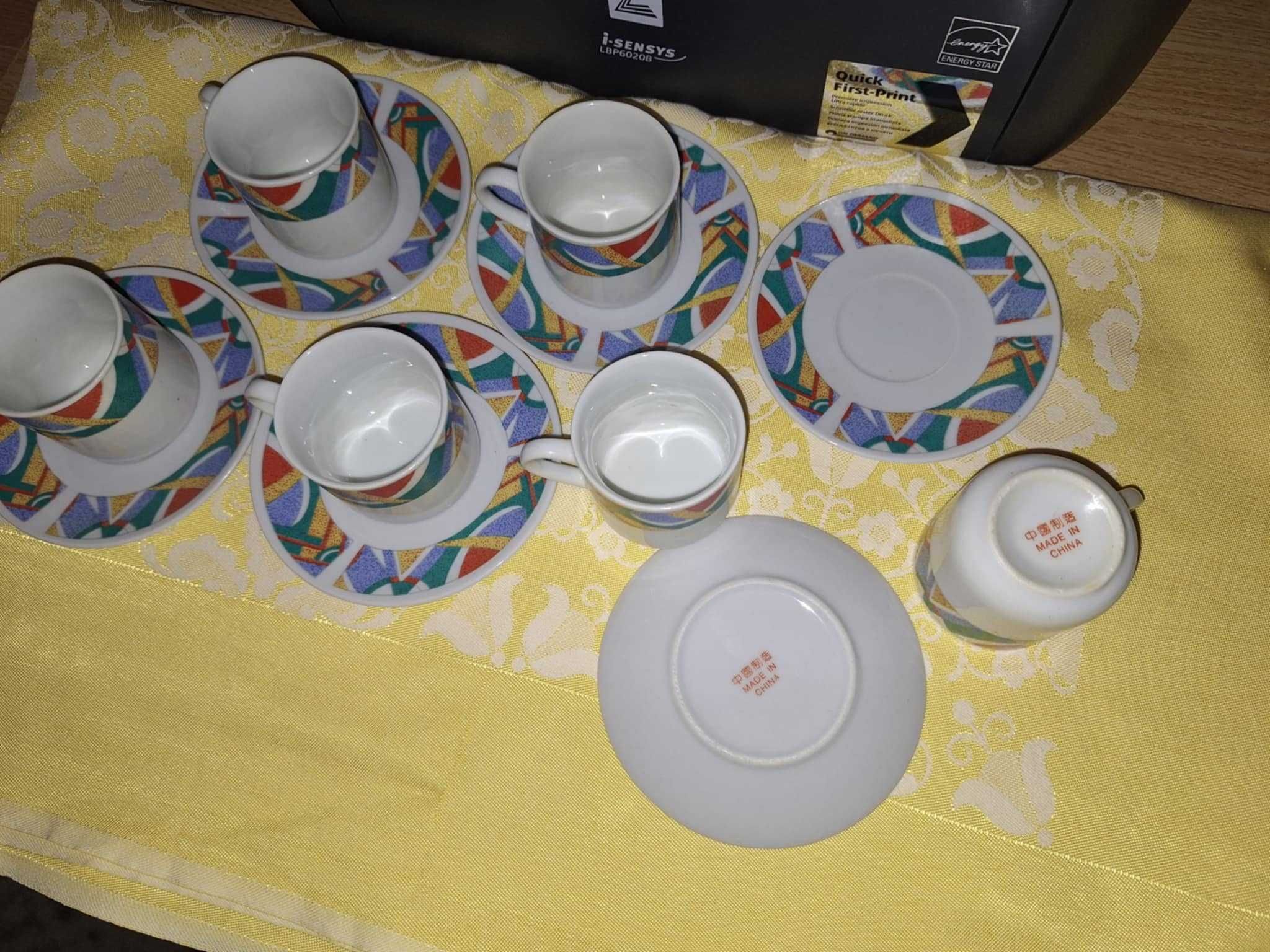 Set de cafea din porțelan