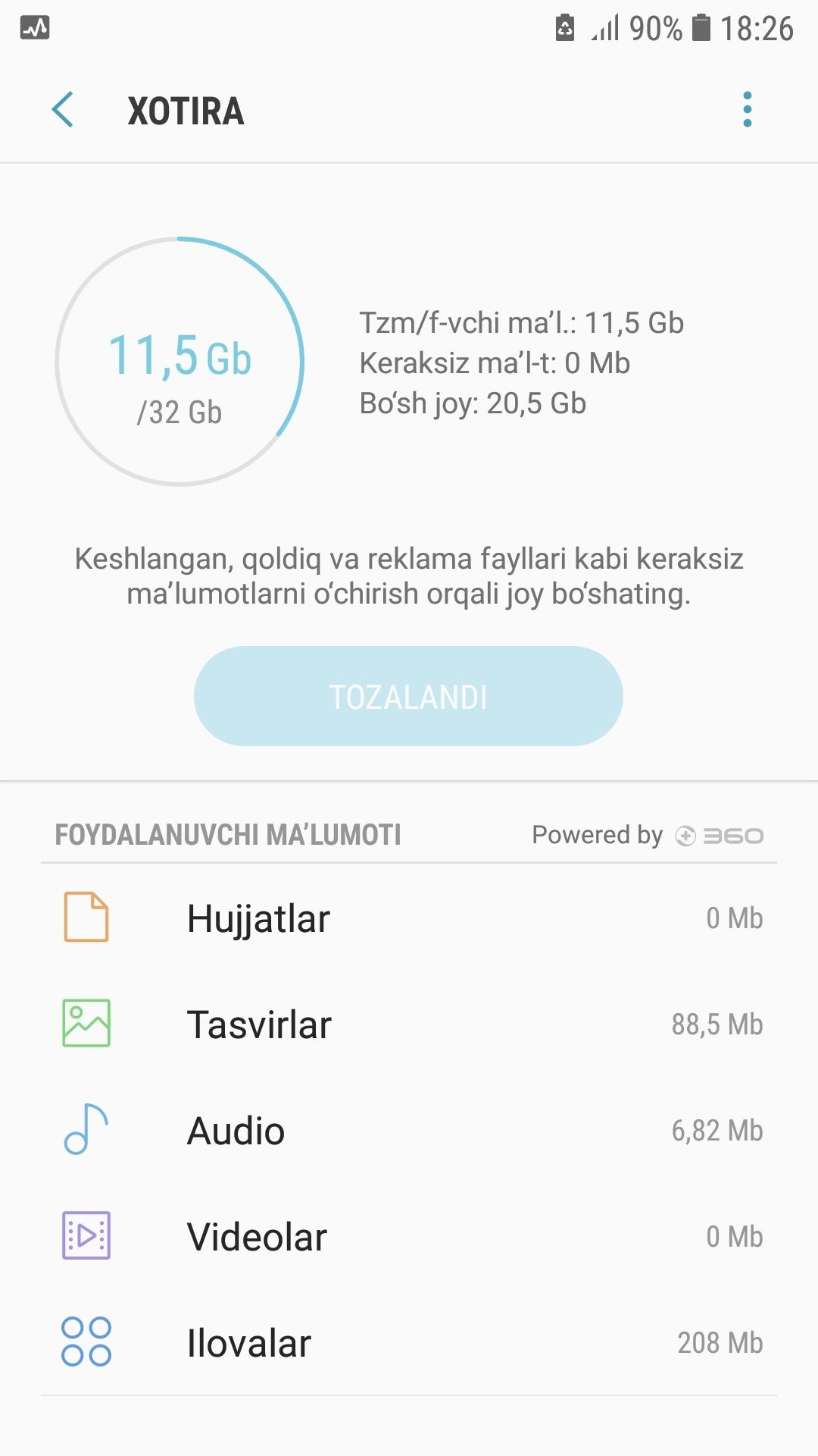 Samsung A5 Tayp-C  (32GB)