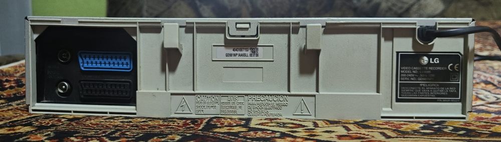 Videorecorder LG Hi-fi cu 6 capete, stare excelentă