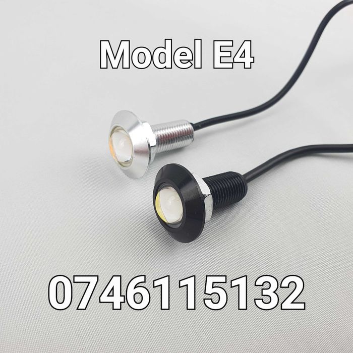 Mini Proiector LED-Lampa-Atv Cross Auto Scuter Moto Motocicleta-5W- E4