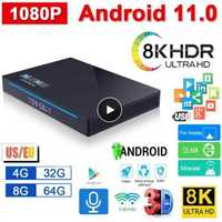 H96MAX 3D 8K H.265 Mali G52 RK3566 4 GB RAM Android 11 HDR10 TVBOX