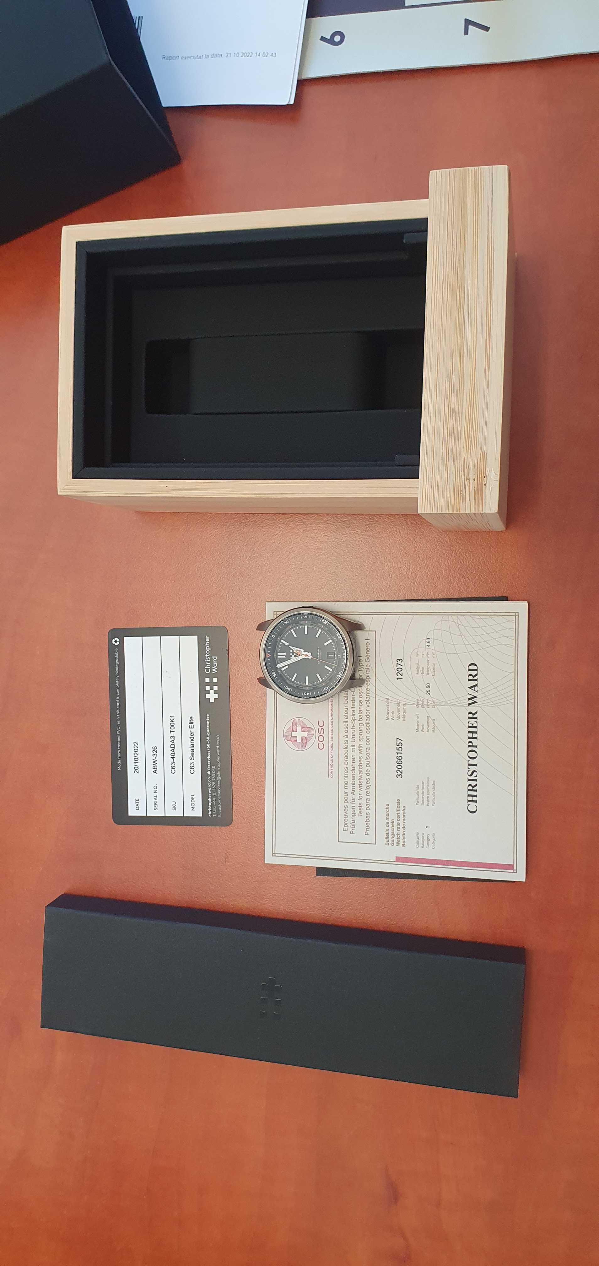 Ceas Christopher Ward C63 Sealander Elite