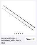 Lanseta crap prologic 3.9m din doua segmente