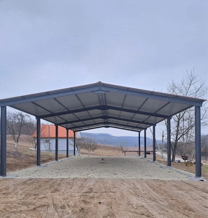 Vand hala metalica 8x20x4m din ipe 160