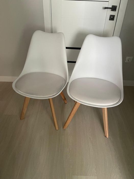 Кухонные стулья белые 2 шт