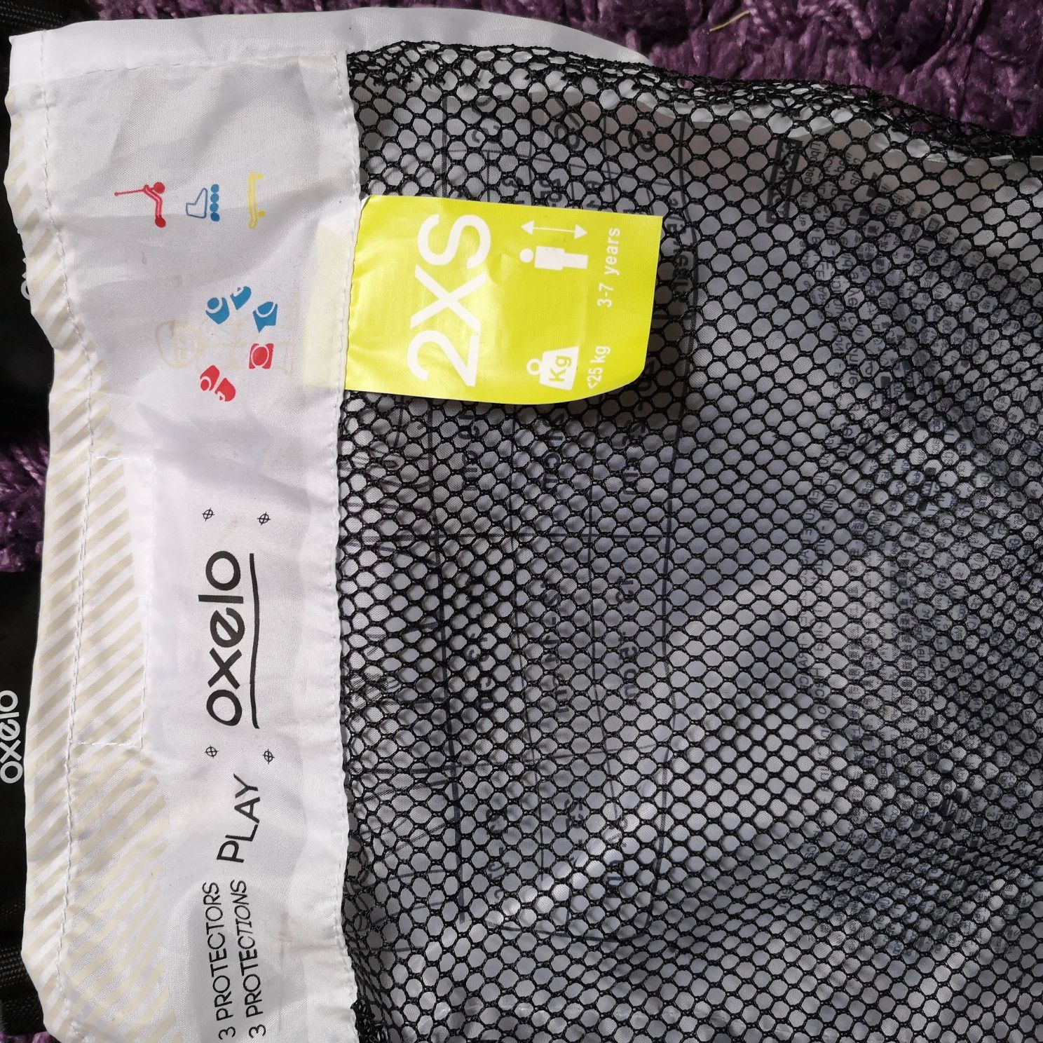 Protectii Oxelo, mar 2XS, 3-7 ani, impecabile, ca noi